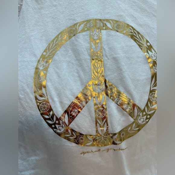 SPIRITUAL GANGSTER Peace Graphic Crop Tank Top - Picture 12 of 16
